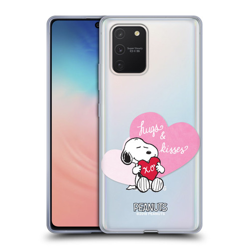 Peanuts Sealed With A Kiss Snoopy Hugs And Kisses Soft Gel Case for Samsung Galaxy S10 Lite