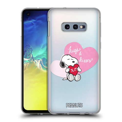 Peanuts Sealed With A Kiss Snoopy Hugs And Kisses Soft Gel Case for Samsung Galaxy S10e