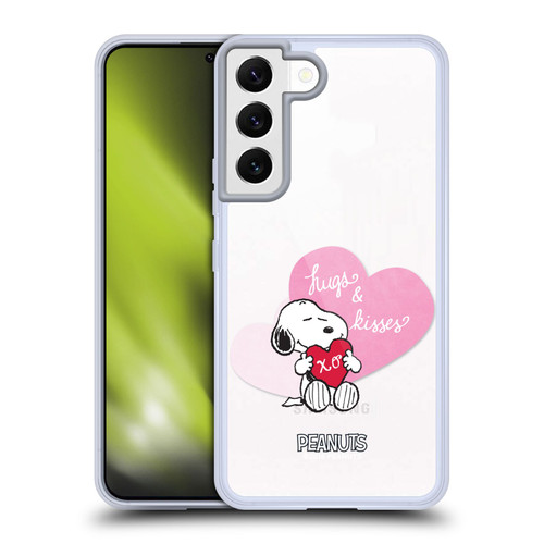 Peanuts Sealed With A Kiss Snoopy Hugs And Kisses Soft Gel Case for Samsung Galaxy S22 5G