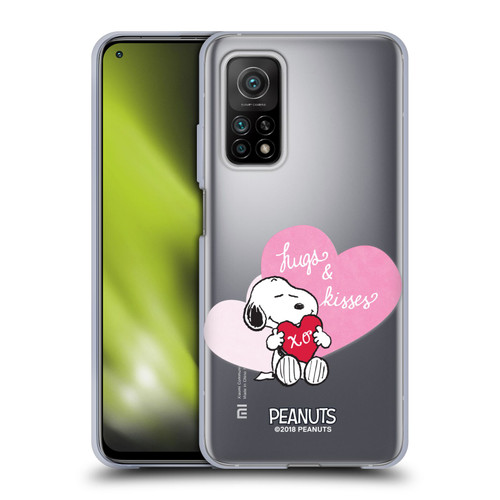 Peanuts Sealed With A Kiss Snoopy Hugs And Kisses Soft Gel Case for Xiaomi Mi 10T 5G