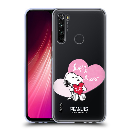Peanuts Sealed With A Kiss Snoopy Hugs And Kisses Soft Gel Case for Xiaomi Redmi Note 8T