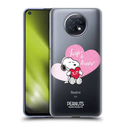 Peanuts Sealed With A Kiss Snoopy Hugs And Kisses Soft Gel Case for Xiaomi Redmi Note 9T 5G