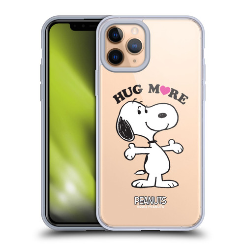 Peanuts Snoopy Hug More Soft Gel Case for Apple iPhone 11 Pro
