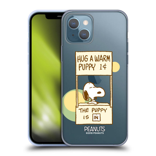 Peanuts Snoopy Hug Warm Soft Gel Case for Apple iPhone 13