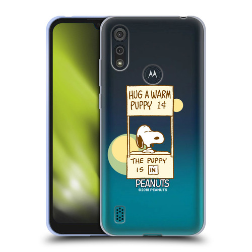 Peanuts Snoopy Hug Warm Soft Gel Case for Motorola Moto E6s (2020)