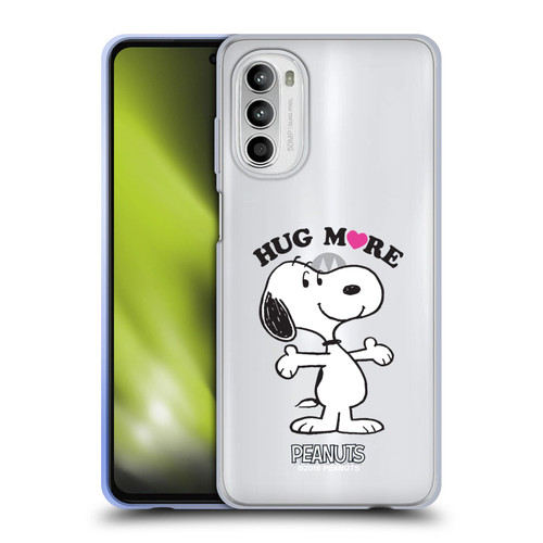 Peanuts Snoopy Hug More Soft Gel Case for Motorola Moto G52