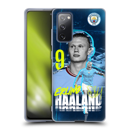 Manchester City Man City FC 2022/23 First Team Erling Haaland Soft Gel Case for Samsung Galaxy S20 FE / 5G