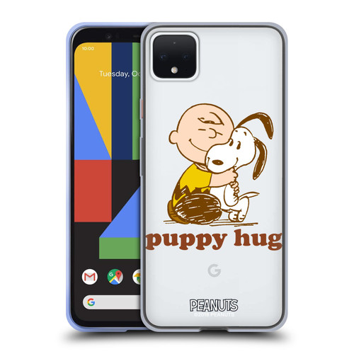 Peanuts Snoopy Hug Charlie Puppy Hug Soft Gel Case for Google Pixel 4 XL