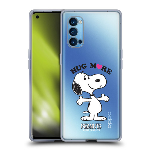 Peanuts Snoopy Hug More Soft Gel Case for OPPO Reno 4 Pro 5G