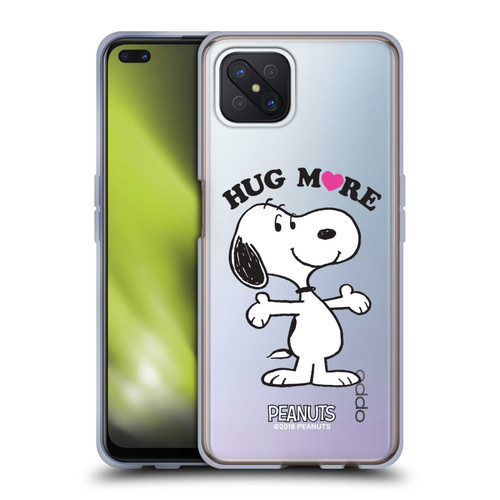 Peanuts Snoopy Hug More Soft Gel Case for OPPO Reno4 Z 5G