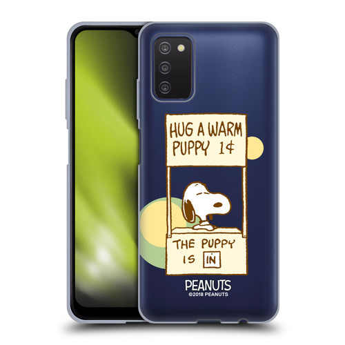 Peanuts Snoopy Hug Warm Soft Gel Case for Samsung Galaxy A03s (2021)