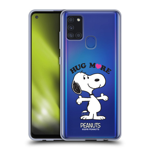 Peanuts Snoopy Hug More Soft Gel Case for Samsung Galaxy A21s (2020)