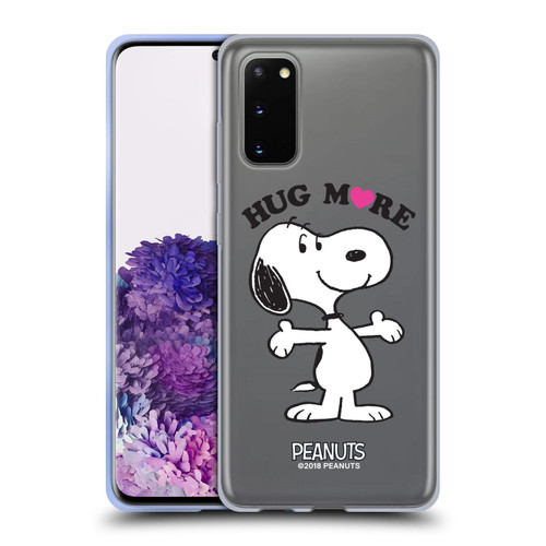 Peanuts Snoopy Hug More Soft Gel Case for Samsung Galaxy S20 / S20 5G