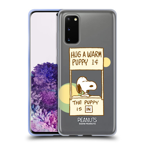 Peanuts Snoopy Hug Warm Soft Gel Case for Samsung Galaxy S20 / S20 5G