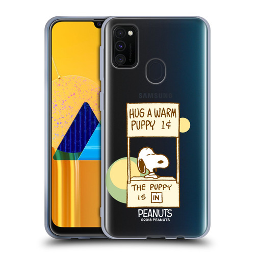 Peanuts Snoopy Hug Warm Soft Gel Case for Samsung Galaxy M30s (2019)/M21 (2020)