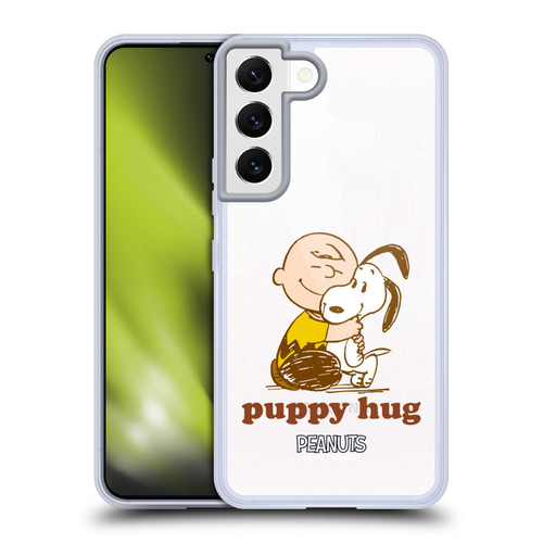 Peanuts Snoopy Hug Charlie Puppy Hug Soft Gel Case for Samsung Galaxy S22 5G & MagSafe