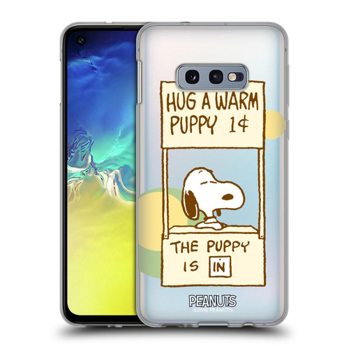 Peanuts Snoopy Hug Warm Soft Gel Case for Samsung Galaxy S10e