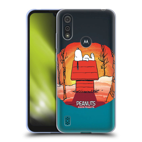 Peanuts Spooktacular Snoopy Soft Gel Case for Motorola Moto E6s (2020)