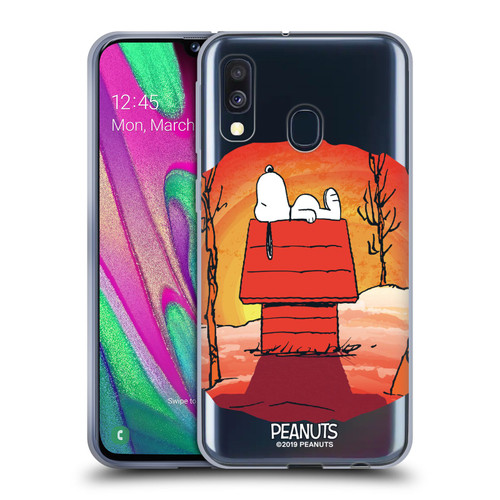 Peanuts Spooktacular Snoopy Soft Gel Case for Samsung Galaxy A40 (2019)