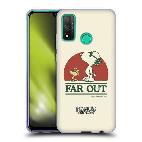 Peanuts Woodstock 50th Snoopy Woodstock Far Out Soft Gel Case for Huawei P Smart (2020)