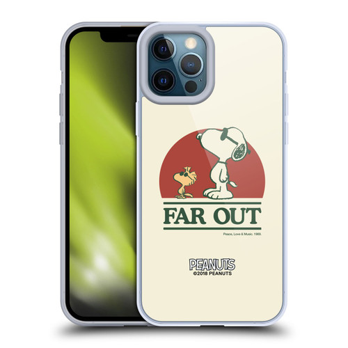 Peanuts Woodstock 50th Snoopy Woodstock Far Out Soft Gel Case for Apple iPhone 12 Pro Max