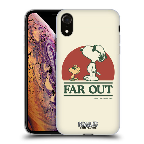 Peanuts Woodstock 50th Snoopy Woodstock Far Out Soft Gel Case for Apple iPhone XR Peanuts Woodstock 50th Snoopy Woodstock Far Out Soft Gel Case for Apple iPhone XR