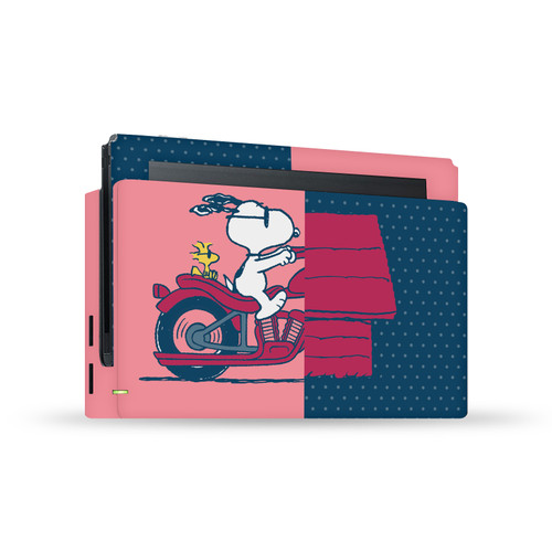 Peanuts Character Graphics Snoopy & Woodstock Vinyl Sticker Skin Decal Cover for Nintendo Switch Console & Dock