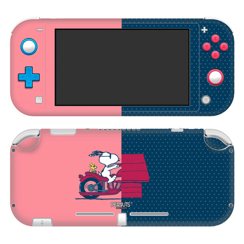 Peanuts Character Graphics Snoopy & Woodstock Vinyl Sticker Skin Decal Cover for Nintendo Switch Lite