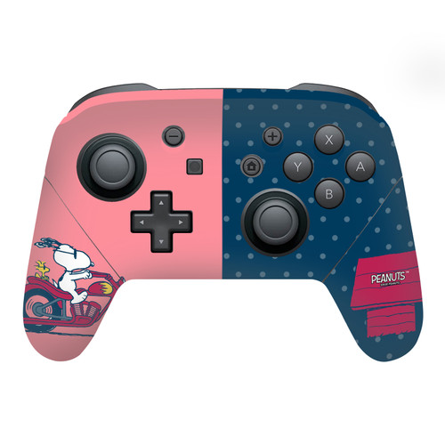 Peanuts Character Graphics Snoopy & Woodstock Vinyl Sticker Skin Decal Cover for Nintendo Switch Pro Controller