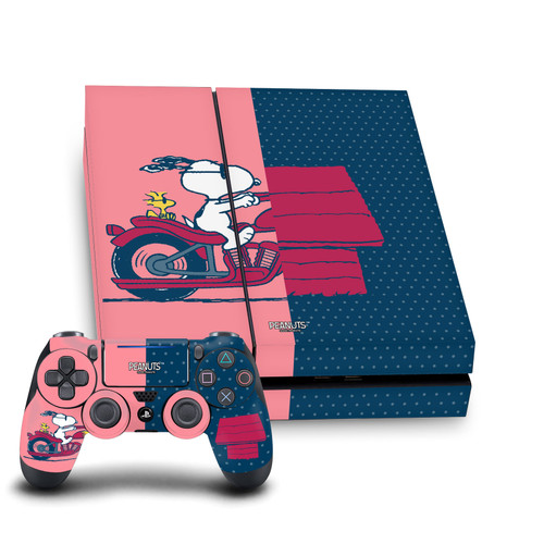 Peanuts Character Graphics Snoopy & Woodstock Vinyl Sticker Skin Decal Cover for Sony PS4 Console & Controller