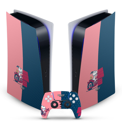 Peanuts Character Graphics Snoopy & Woodstock Vinyl Sticker Skin Decal Cover for Sony PS5 Digital Edition Bundle