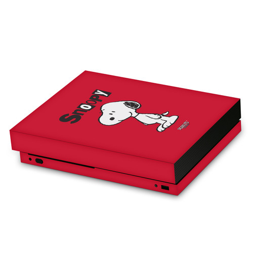 Peanuts Character Graphics Snoopy Vinyl Sticker Skin Decal Cover for Microsoft Xbox One X Console