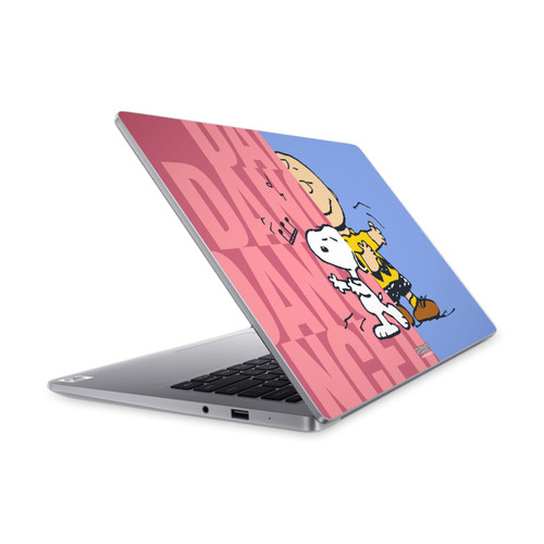 Peanuts Character Art Snoopy & Charlie Brown Vinyl Sticker Skin Decal Cover for Xiaomi Mi NoteBook 14 (2020)