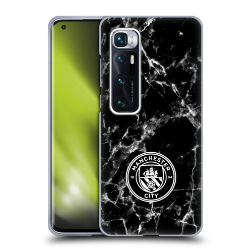 Manchester City Man City FC Marble Badge Black White Mono Soft Gel Case for Xiaomi Mi 10 Ultra 5G