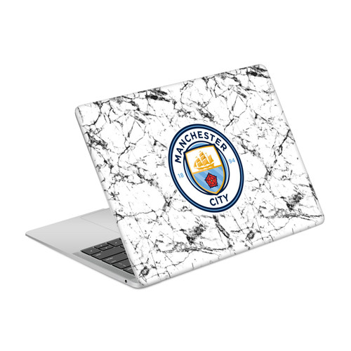 Manchester City Man City FC Art White Marble Vinyl Sticker Skin Decal Cover for Apple MacBook Air 13.3" A1932/A2179