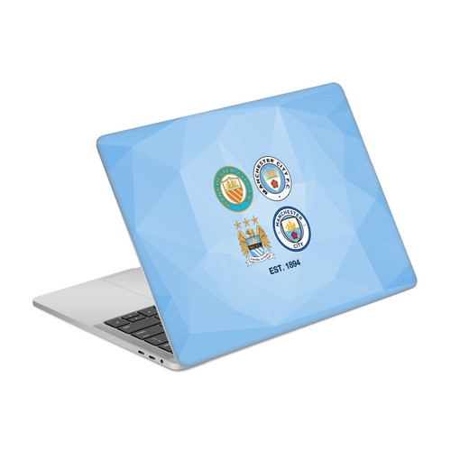 Manchester City Man City FC Art 1894 Sky Blue Geometric Vinyl Sticker Skin Decal Cover for Apple MacBook Pro 13" A2338