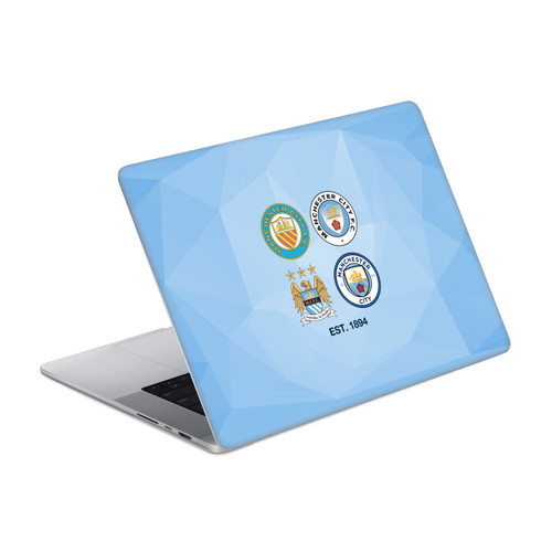 Manchester City Man City FC Art 1894 Sky Blue Geometric Vinyl Sticker Skin Decal Cover for Apple MacBook Pro 14" A2442