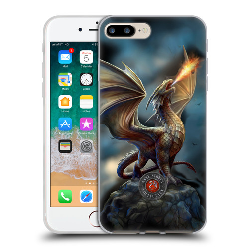 Anne Stokes Dragons Noble Soft Gel Case for Apple iPhone 7 Plus / iPhone 8 Plus