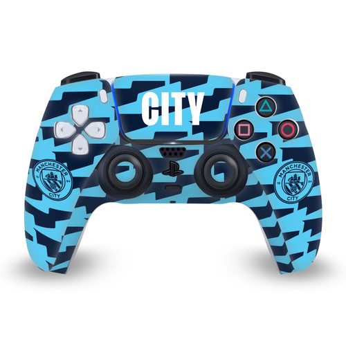 Manchester City Man City FC Logo Art City Pattern Vinyl Sticker Skin Decal Cover for Sony PS5 Sony DualSense Controller