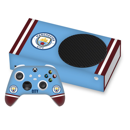Manchester City Man City FC Logo Art 2022/23 Home Kit Vinyl Sticker Skin Decal Cover for Microsoft Series S Console & Controller