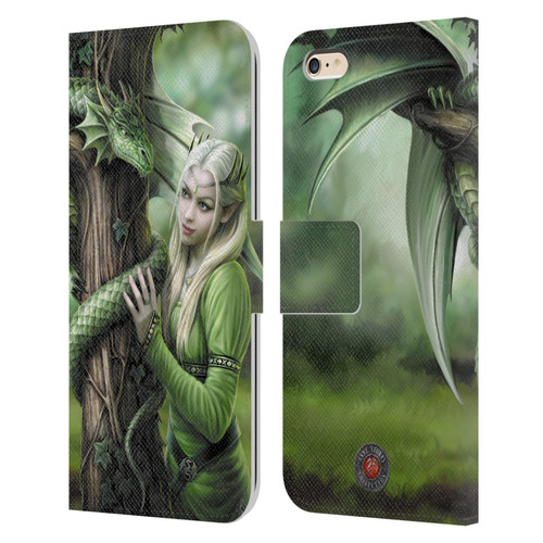 Anne Stokes Dragon Friendship Kindred Spirits Leather Book Wallet Case Cover For Apple iPhone 6 Plus / iPhone 6s Plus