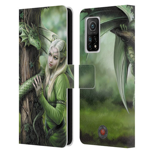 Anne Stokes Dragon Friendship Kindred Spirits Leather Book Wallet Case Cover For Xiaomi Mi 10T 5G