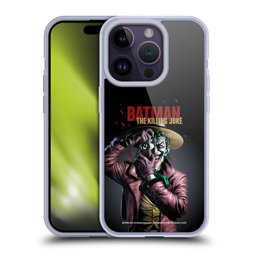 Batman DC Comics Famous Comic Book Covers Joker The Killing Joke Soft Gel Case for Apple iPhone 14 Pro