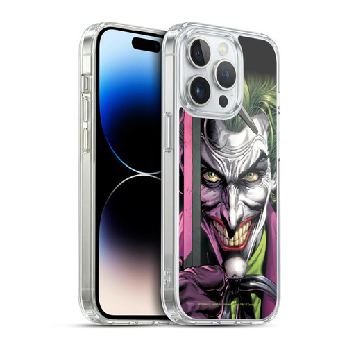 Batman DC Comics Three Jokers The Clown Soft Gel Case for Apple iPhone 14 Pro & MagSafe
