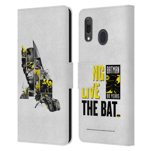 Batman DC Comics 80th Anniversary Collage Leather Book Wallet Case Cover For Samsung Galaxy A33 5G (2022)