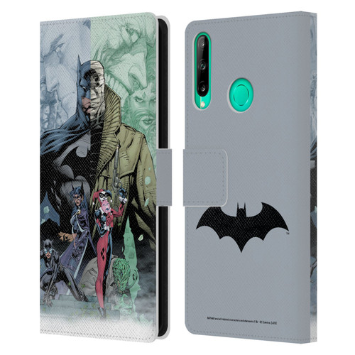 Batman DC Comics Famous Comic Book Covers Hush Leather Book Wallet Case Cover For Huawei P40 lite E