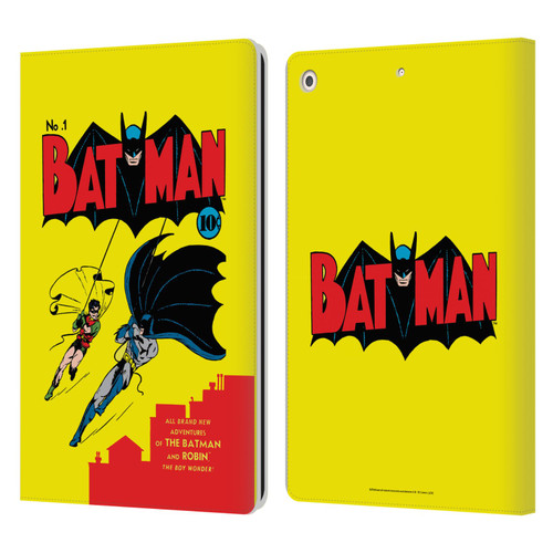 Batman DC Comics Famous Comic Book Covers Number 1 Leather Book Wallet Case Cover For Apple iPad 10.2 2019/2020/2021