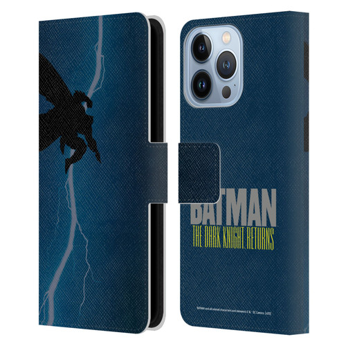 Batman DC Comics Famous Comic Book Covers The Dark Knight Returns Leather Book Wallet Case Cover For Apple iPhone 13 Pro