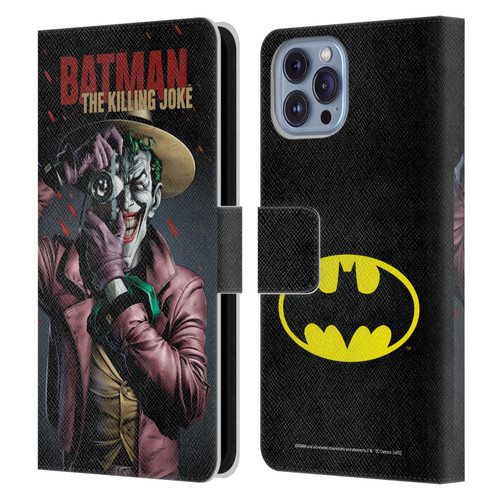 Batman DC Comics Famous Comic Book Covers The Killing Joke Leather Book Wallet Case Cover For Apple iPhone 14