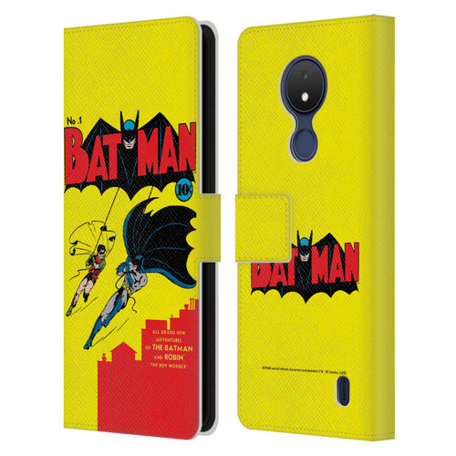 Batman DC Comics Famous Comic Book Covers Number 1 Leather Book Wallet Case Cover For Nokia C21